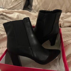 Catherine Malandrino Black Heeled Boots